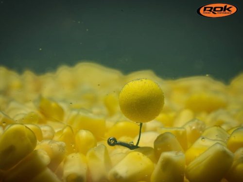 ROK - BALL - Natural yellow - kukorica sárga gumi bogyó - ULTRA POPUP vagy BALANCE -  12 Ballanszírozott