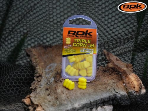 ROK - TRIPLE CORN #M - Natural yellow - kukorica sárga  tripla gumi kukorica - ULTRA POPUP vagy BALANCE - Balanszírozott