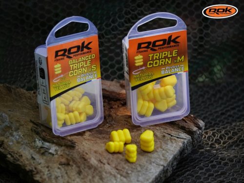 ROK - TRIPLE CORN #S - Natural yellow - kukorica sárga  tripla gumi kukorica - ULTRA POPUP vagy BALANCE - Balanszírozott