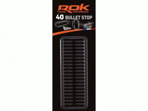 ROK BULLET csali stopper - 40db/csomag - Fekete