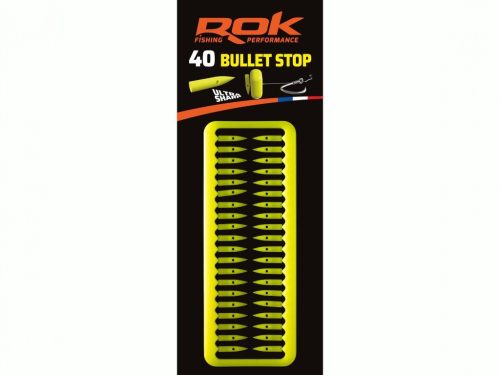 ROK BULLET csali stopper - 40db/csomag - Sárga