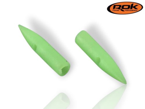 ROK BULLET csali stopper - 40db/csomag - Zöld