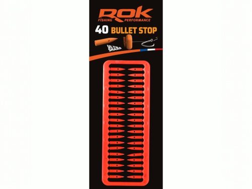 ROK BULLET csali stopper - 40db/csomag - Narancs