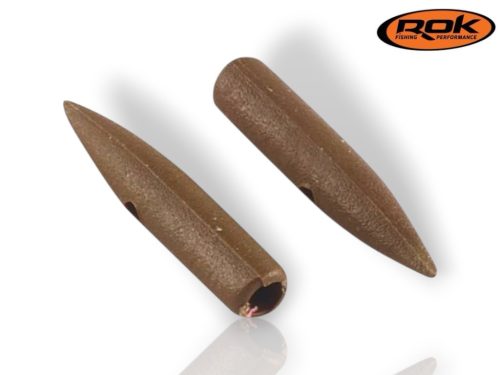 ROK BULLET csali stopper - 40db/csomag - Barna