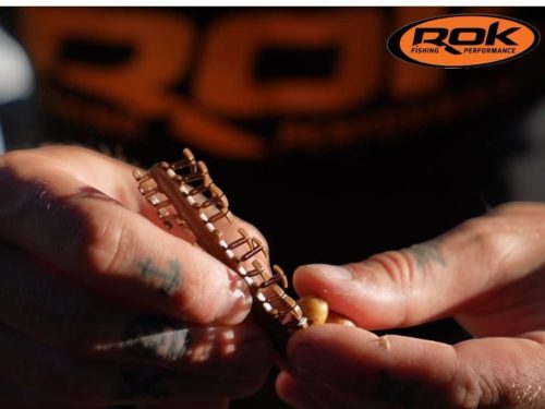 ROK EXTEN csali stopper #S - 120 darab/csomag - Barna