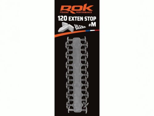 ROK EXTEN csali stopper #M - 120 darab/csomag - Áttetsző