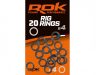 ROK RIG RING - Szerelék gyűrű - 20 darab/csomag - 4-es