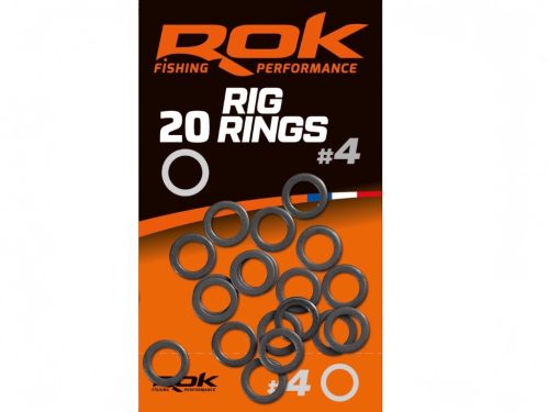 ROK RIG RING - Szerelék gyűrű - 20 darab/csomag - 4-es