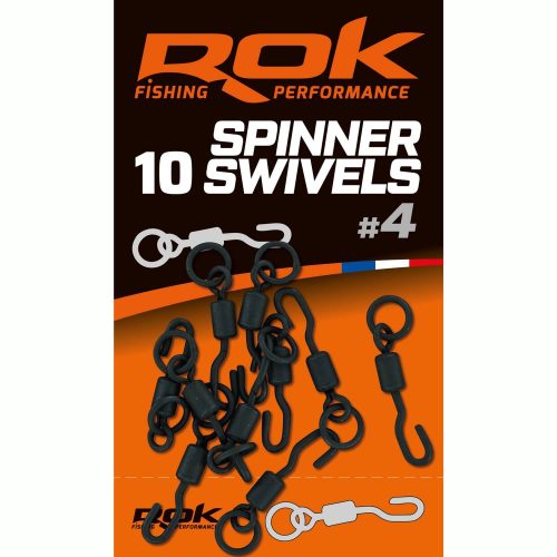 ROK - Spinner Swivel - forgó - 10db/csomag - 4-es