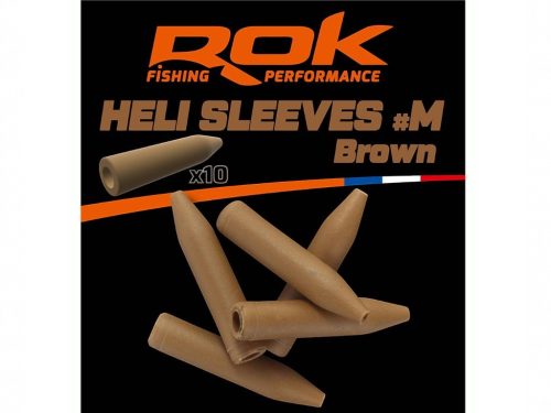 ROK HELI SLEEVE #M - Helikopter ujjak - 10 darab/csomag - Barna
