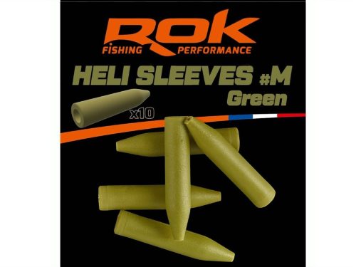 ROK HELI SLEEVE #M - Helikopter ujjak - 10 darab/csomag - Zöld