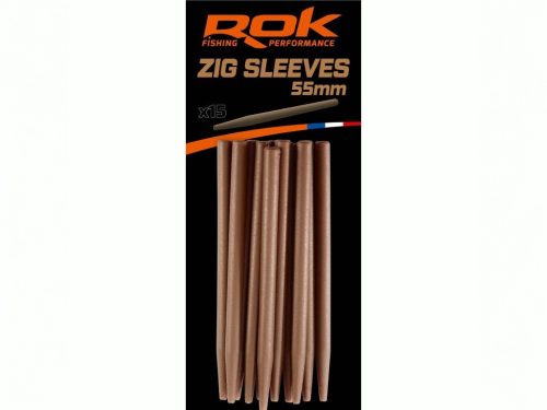 ROK - Zig Sleeves - gubancgátló ujjak - 15 darab/csomag - Barna
