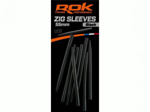 ROK - Zig Sleeves - gubancgátló ujjak - 15 darab/csomag - Fekete