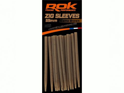 ROK - Zig Sleeves - gubancgátló ujjak - 15 darab/csomag - Camo Barna