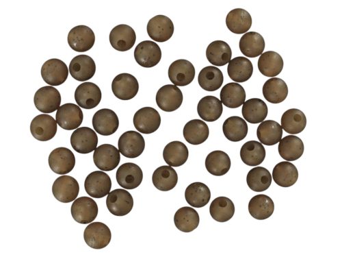 ROK RUBBER Beads Ø4, 6, 8 mm - Gumigyöngy - Camo Barna - 4mm