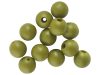 ROK RUBBER Beads Ø4, 6, 8 mm - Gumigyöngy - Zöld - 6mm