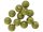 ROK RUBBER Beads Ø4, 6, 8 mm - Gumigyöngy - Zöld - 6mm