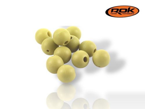 ROK RUBBER Beads Ø4, 6, 8 mm - Gumigyöngy - Sóder - 6mm