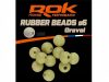 ROK RUBBER Beads Ø4, 6, 8 mm - Gumigyöngy - Sóder