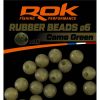 ROK RUBBER Beads Ø4, 6, 8 mm - Gumigyöngy - Camo Zöld