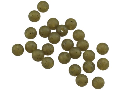 ROK RUBBER Beads Ø4, 6, 8 mm - Gumigyöngy - Camo Zöld - 6mm