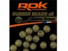ROK RUBBER Beads Ø4, 6, 8 mm - Gumigyöngy - Camo Zöld - 6mm