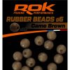 ROK RUBBER Beads Ø4, 6, 8 mm - Gumigyöngy - Camo Barna