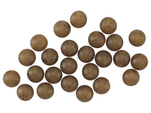 ROK RUBBER Beads Ø4, 6, 8 mm - Gumigyöngy - Camo Barna
