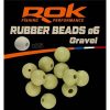 ROK RUBBER Beads Ø4, 6, 8 mm - Gumigyöngy - Camo Barna