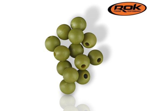 ROK CHOD Beads Ø6mm - Chod gyöngy 25db/csomag - Zöld