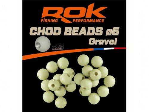 ROK CHOD Beads Ø6mm - Chod gyöngy 25db/csomag - Sóder