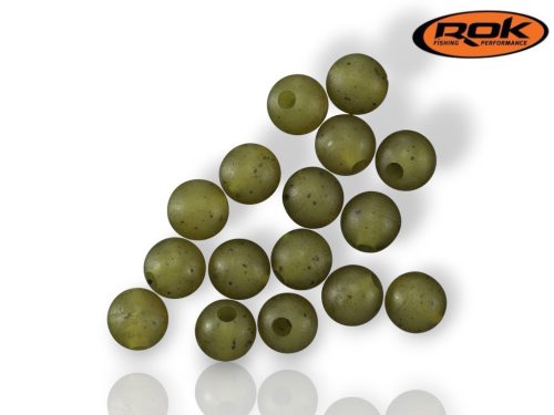 ROK CHOD Beads Ø6mm - Chod gyöngy 25db/csomag - Camo Green - terep zöld