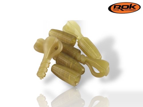 ROK Screw Lock Lead Clip SL - csavaros ólomkapocs - barna - 10 darab/csomag