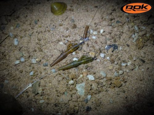 ROK Lead Clip XM - ólomkapocs - 10 darab/csomag - Camo Barna