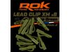 ROK Lead Clip XM - ólomkapocs - 10 darab/csomag - Camo Zöld