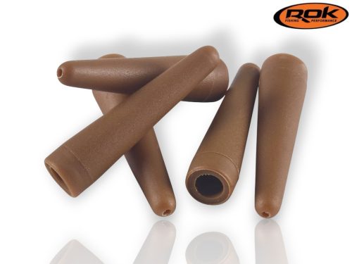 ROK Lead Clip TAIL RUBBER - ólomkapocs záró gumi - 10 darab/csomag - Barna