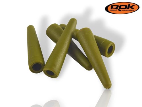 ROK Lead Clip TAIL RUBBER - ólomkapocs záró gumi - 10 darab/csomag - Zöld