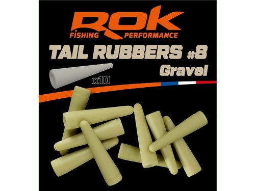 ROK Lead Clip TAIL RUBBER - ólomkapocs záró gumi - 10 darab/csomag - Sóder
