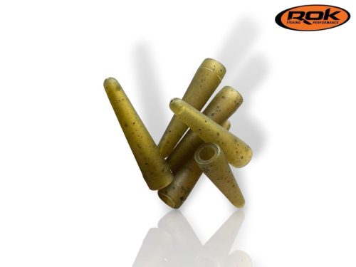 ROK Lead Clip TAIL RUBBER - ólomkapocs záró gumi - 10 darab/csomag - Camo Zöld