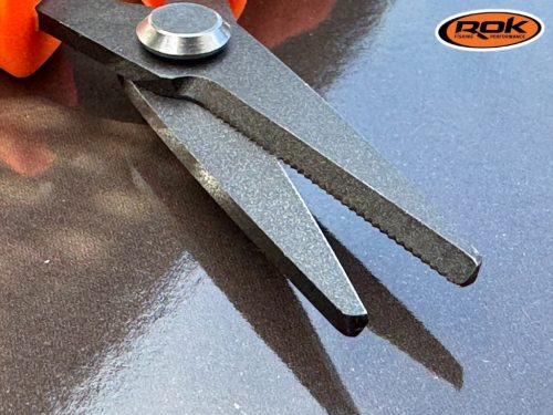 ROK - SOFT Scissors - Puha szilikon markolatú olló - narancs