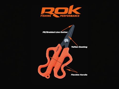 ROK - SOFT Scissors - Puha szilikon markolatú olló - narancs