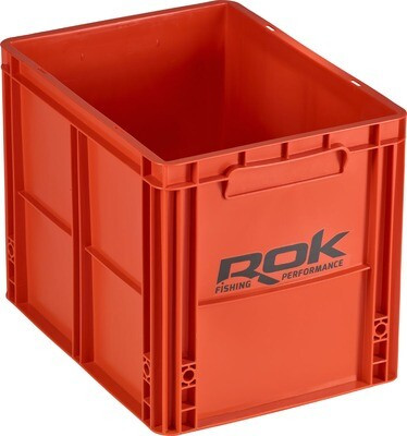 ROK CRATE 433 - nagy tároló rekesz - tető nélkül40cm x 30cm x 32cm - Narancs