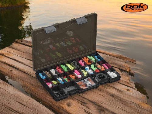 ROK - BOX360-631 Szerelékes doboz - 27x17x3cm - Zöld