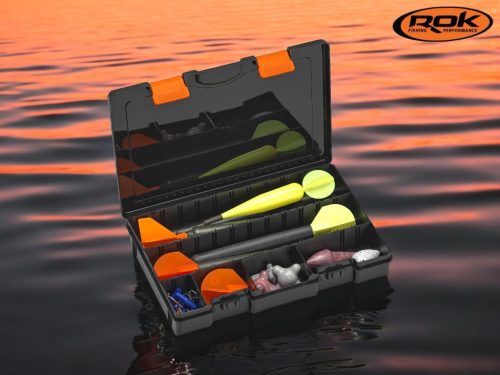 ROK - BOX360-631 Szerelékes doboz - 27x17x4,3cm - Fekete