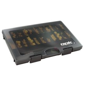   ROK - BOX362 Szerelékes doboz - 27x17x3cm - Fekete - Átetsző fedéllel