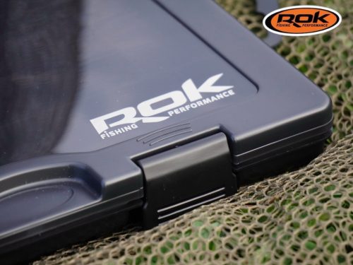 ROK - BOX362 Szerelékes doboz - 27x17x3cm - Fekete - Átetsző fedéllel