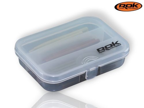 ROK STORAGE BOX XS303 - hosszában kétszer osztott mini tároló doboz - 9,1 cm x 6,6 cm x 2,2 cm