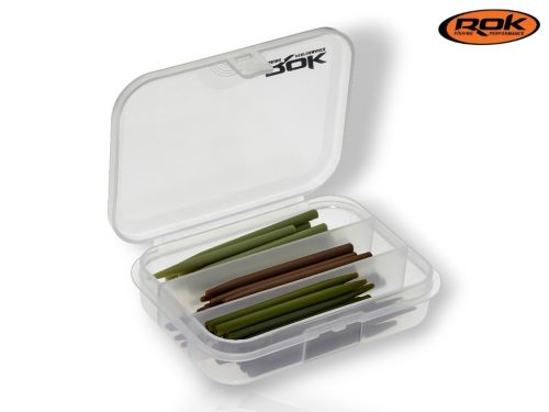 ROK STORAGE BOX XS303 - hosszában kétszer osztott mini tároló doboz - 9,1 cm x 6,6 cm x 2,2 cm