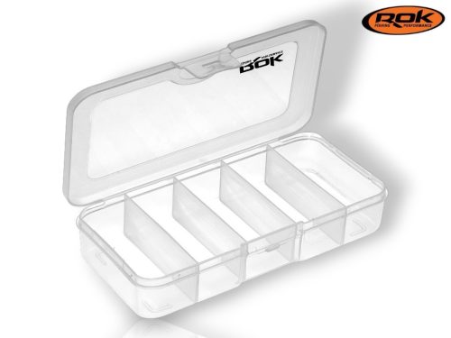 ROK STORAGE BOX XS306 - öt rekeszes mini tároló doboz - 13 cm x 6 cm x 2,5 cm