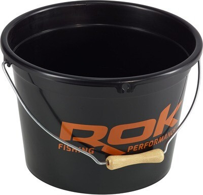 ROK 13 literes csalis vödör (fedél és 4 literes betét nélkül) - BAIT BUCKET - Fekete